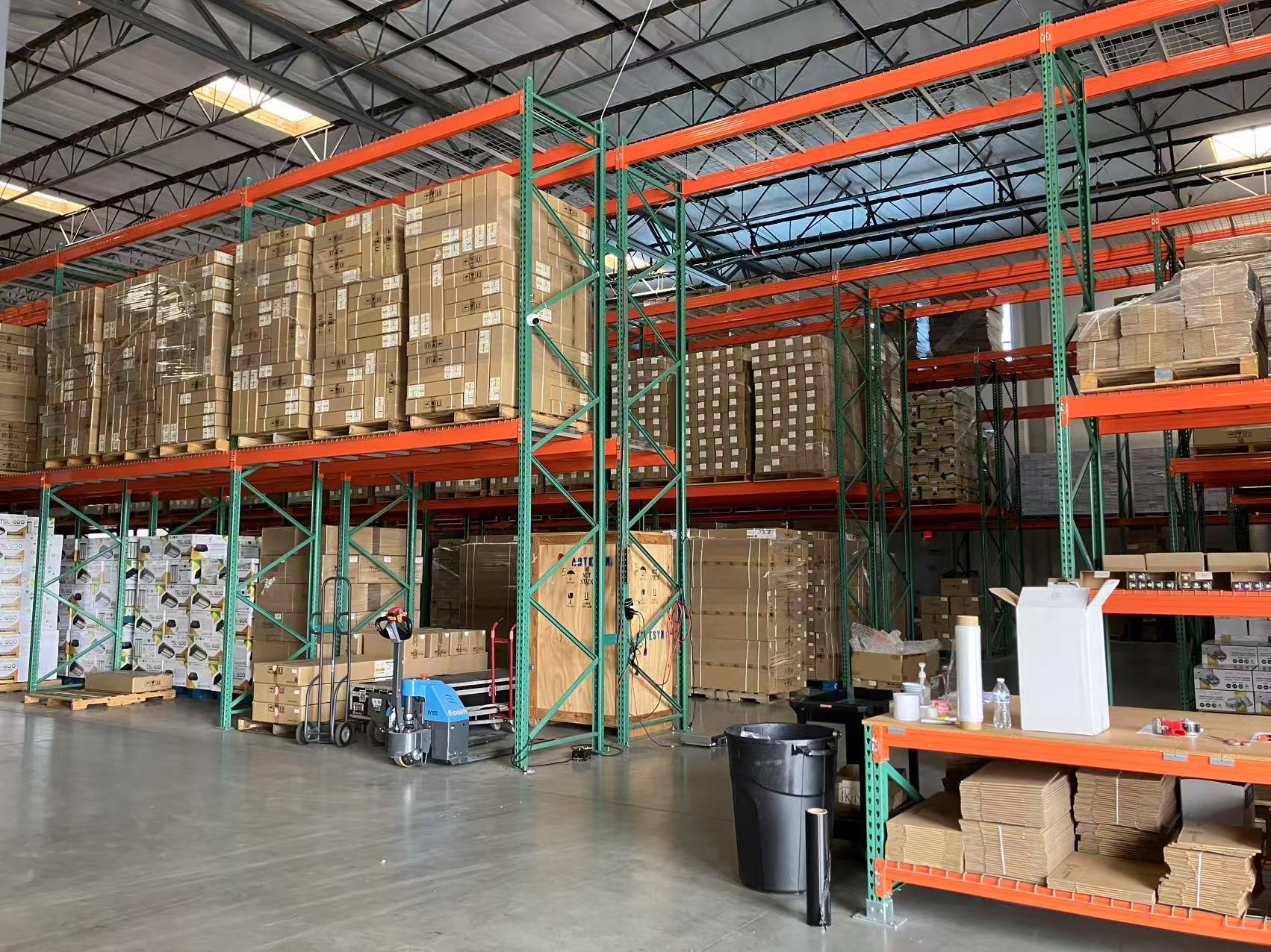 Pallet Storage at the VANZILO warehouse